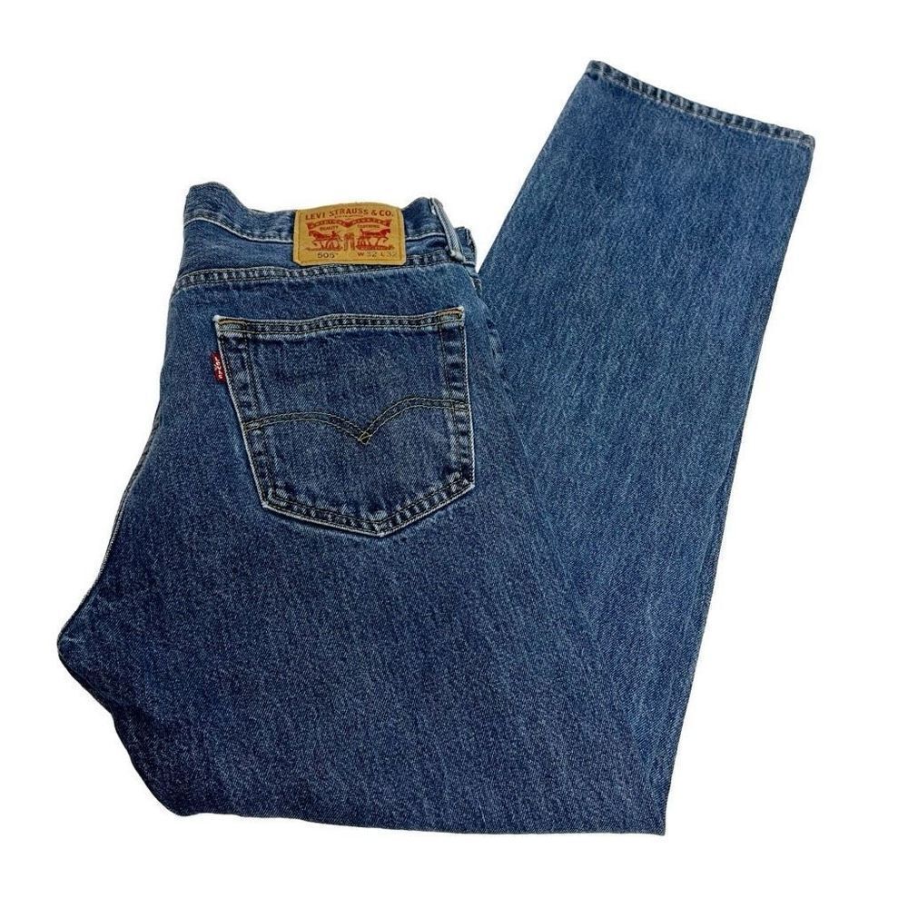 Levi’s medium wash 505 jeans size 32 X 32 - Picture 8 of 15